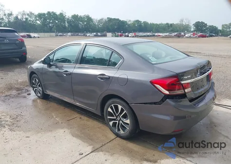 2014 Honda Civic Ex z USA, uszkodzony, nr VIN 19XFB2F87EE018975